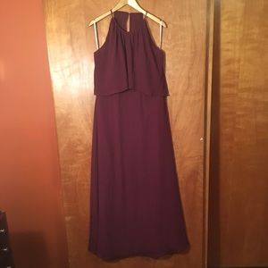 Maroon dress